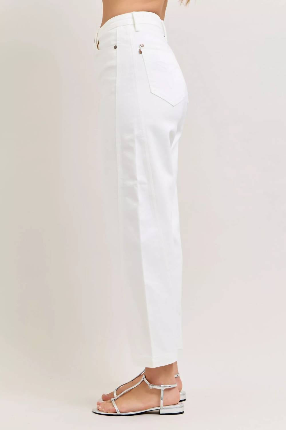Judy Blue - Rigid High Rise Barrel Jeans