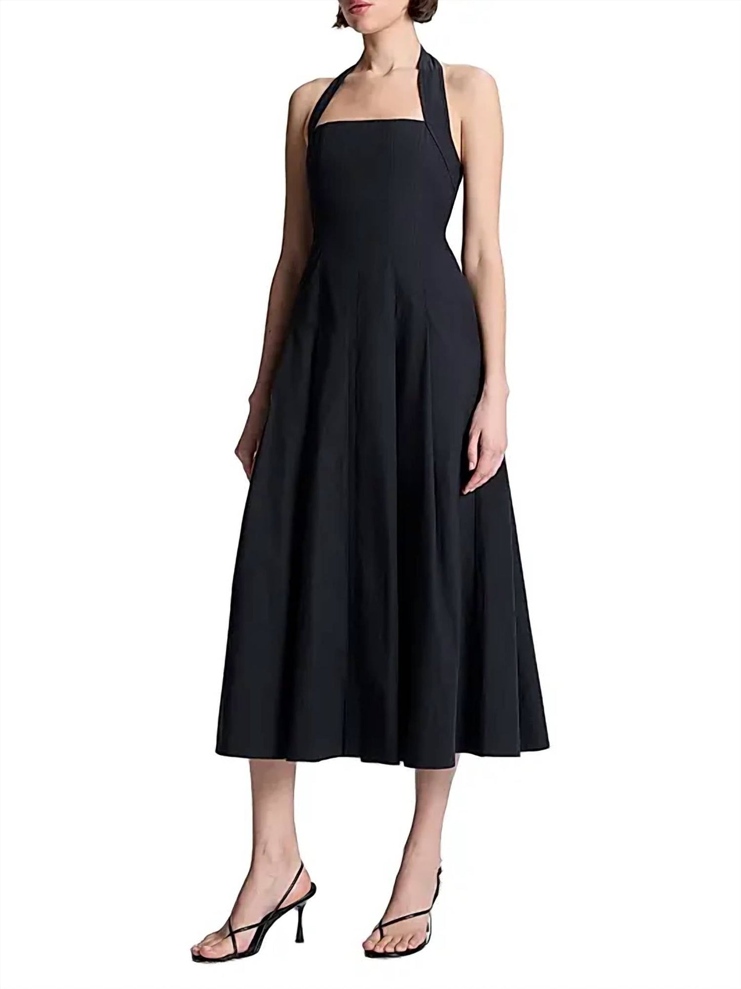 A.L.C. - Natalie Halterneck Midi Dress