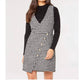 Apricot - Houndstooth Mini Dress