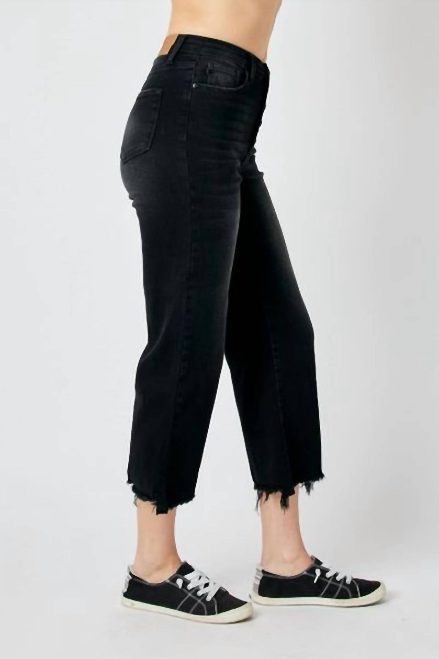 Judy Blue - High Rise Cropped Wide Leg Jean - PLUS