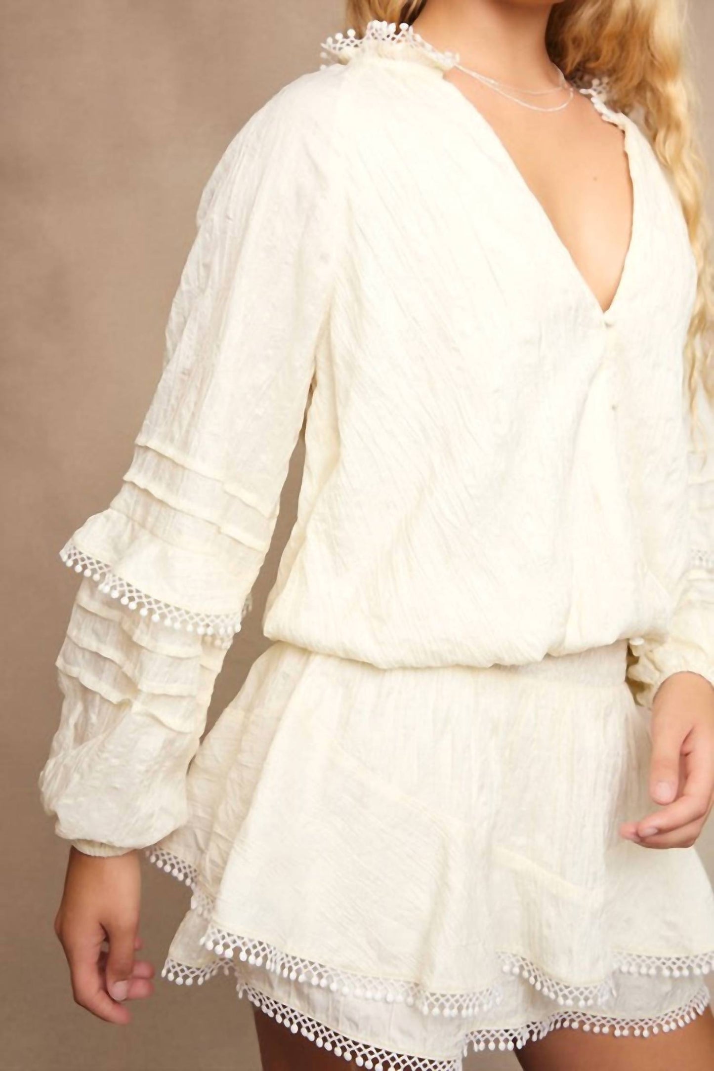 Born2Dress - Alisa Ruffle Romper