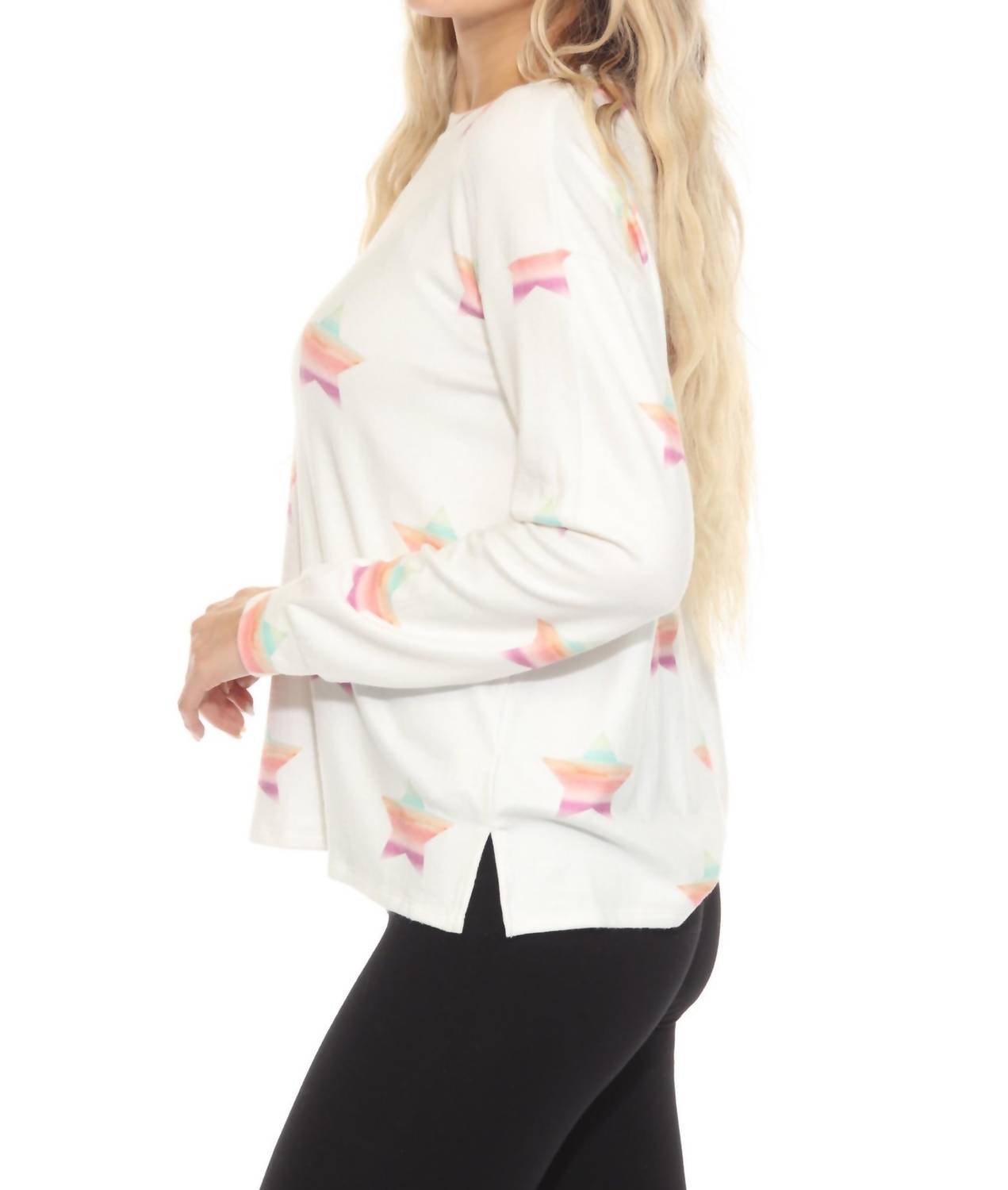 Pj Salvage - Women's Stardust Long Sleeve Lounge Top