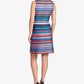 Tommy Hilfiger - Striped Scuba Sleeveless Dress
