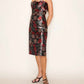 B.Right - H-line Ruffled Tube Midi Dress