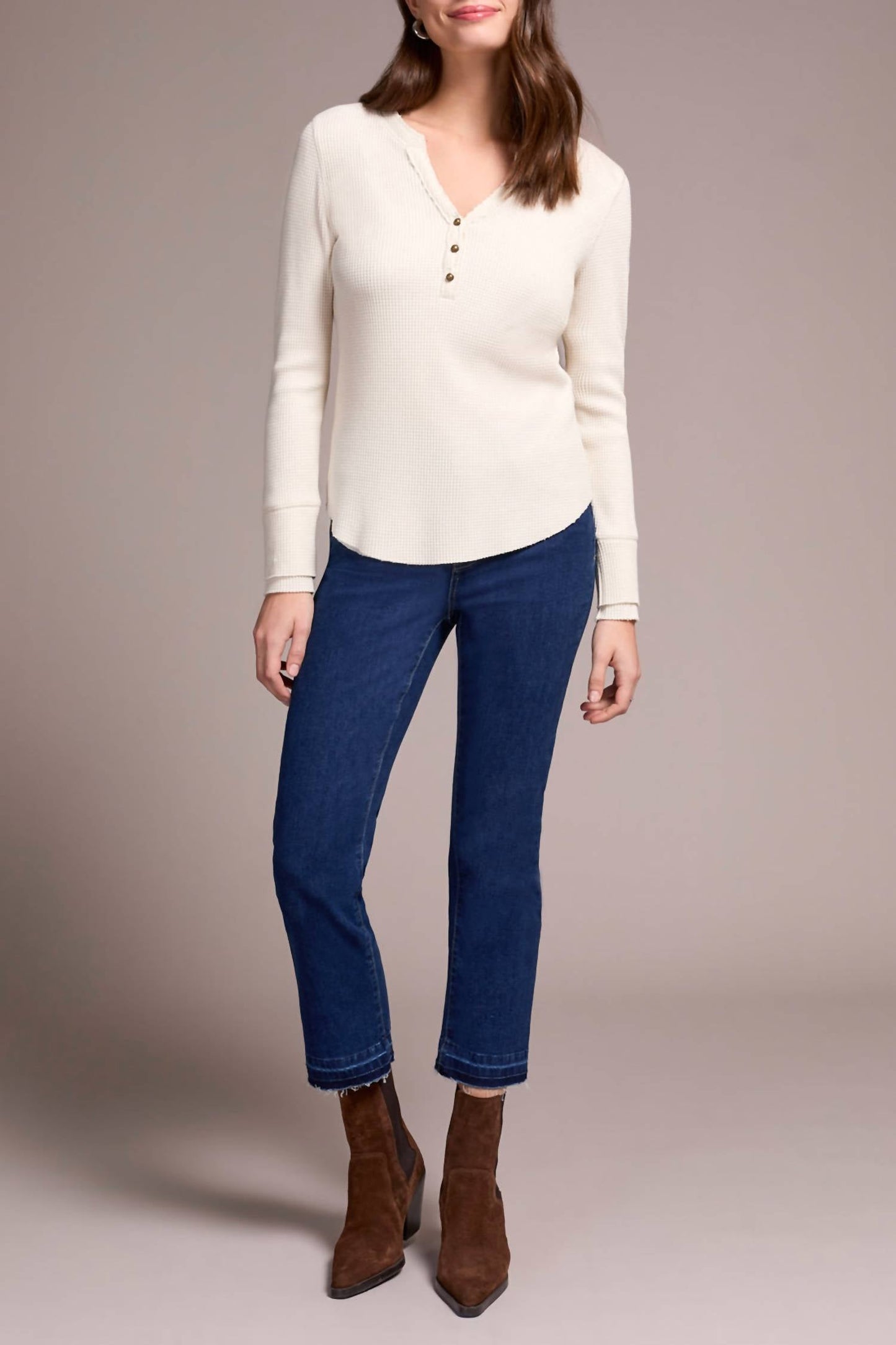 Tribal - Henley Top With Buttons