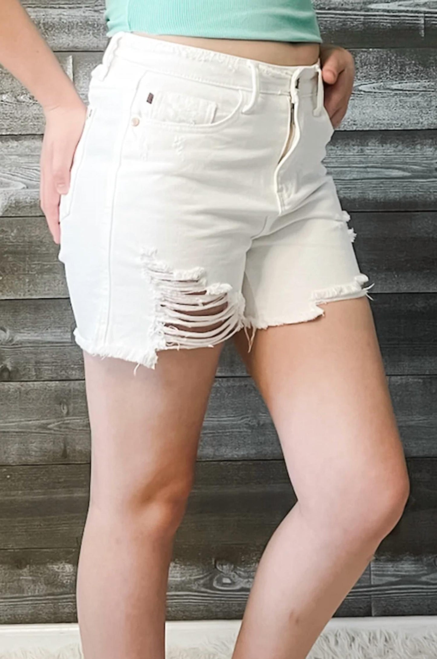 Judy Blue - Distressed Shorts