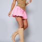 Prettylittlething - Denim Micro Mini Pleated Skirt