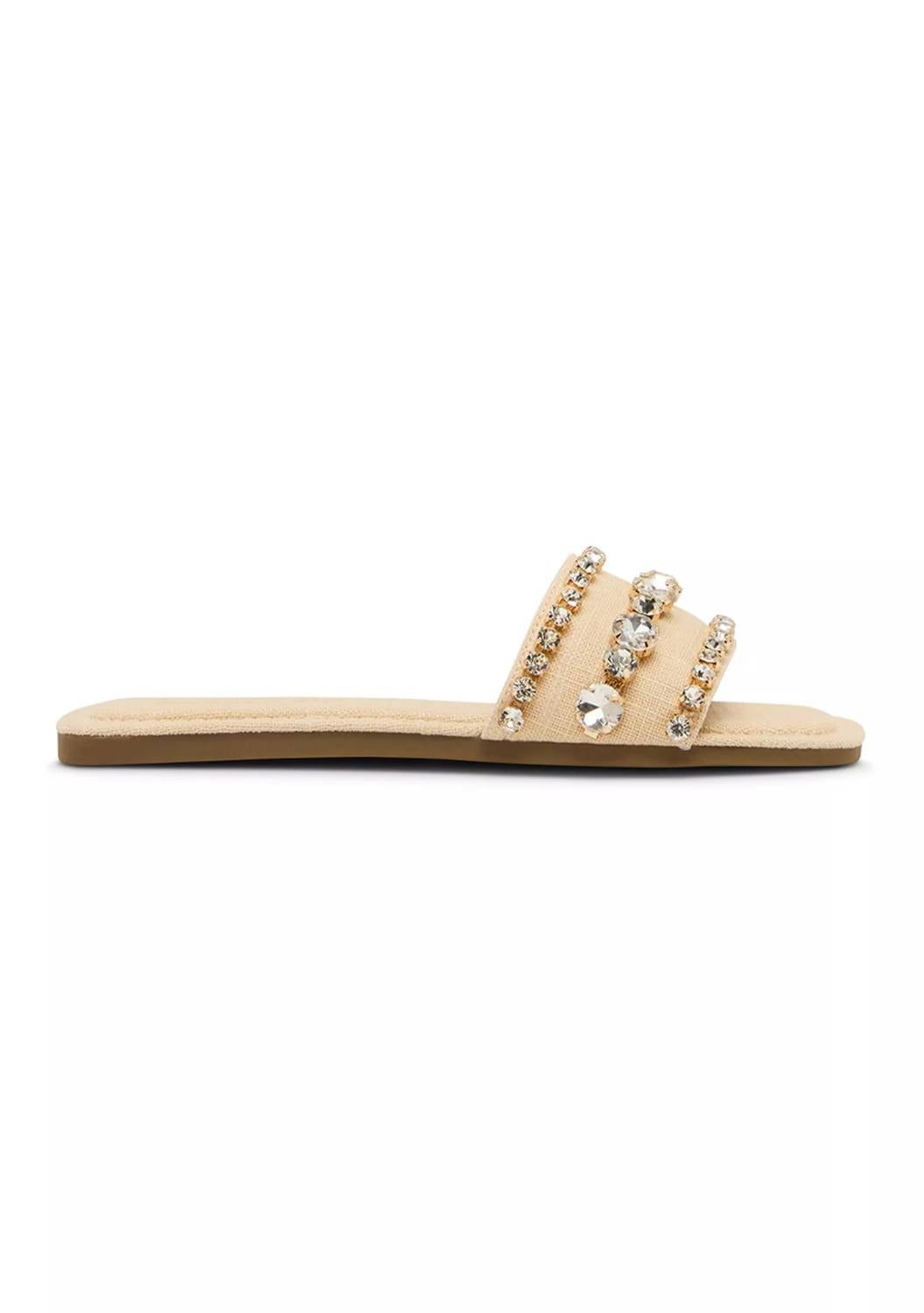 Steve Madden - Women's Toast Jeweled Slide Sandals