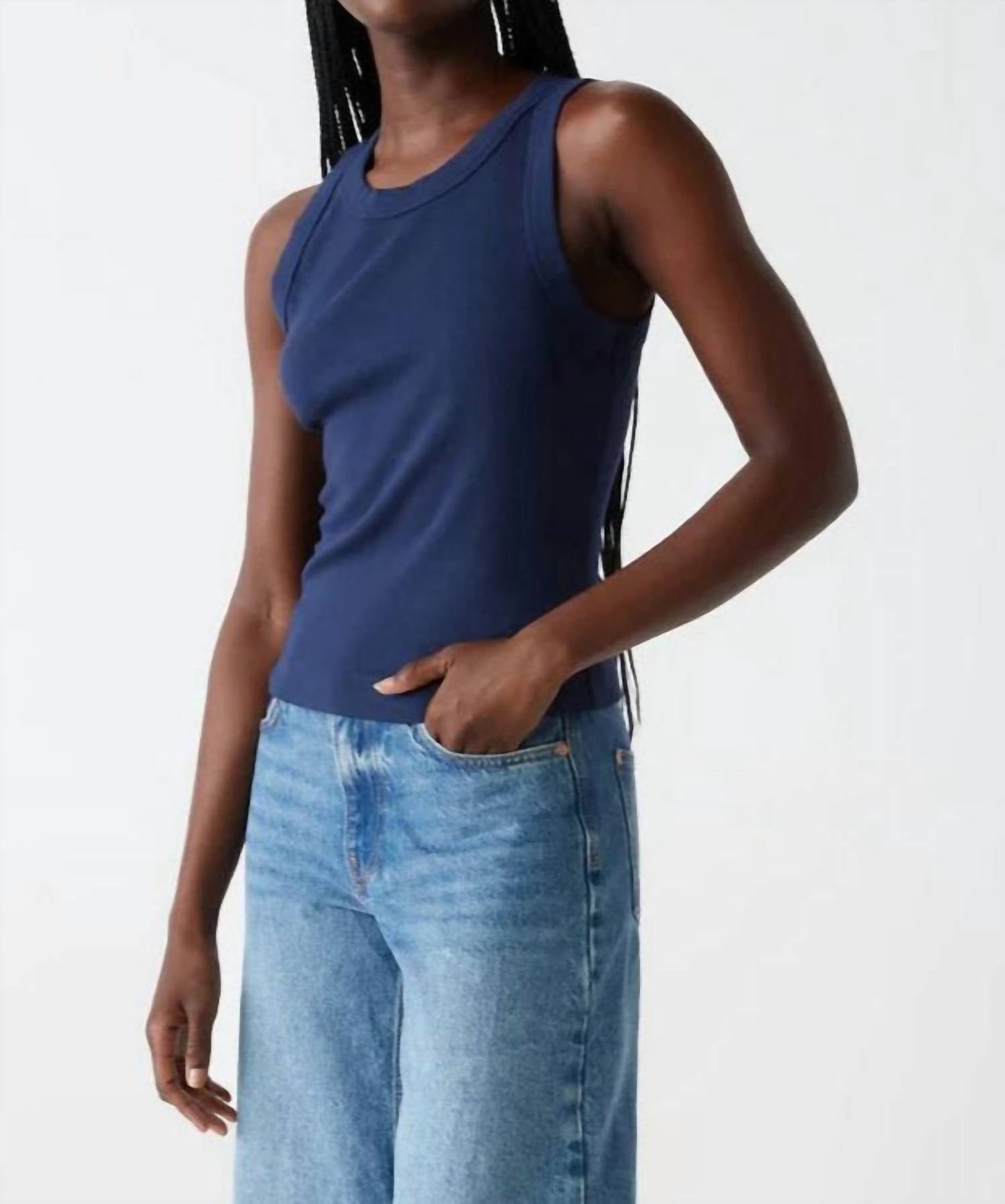 Michael Stars - Gina Ribbed Crop Tank