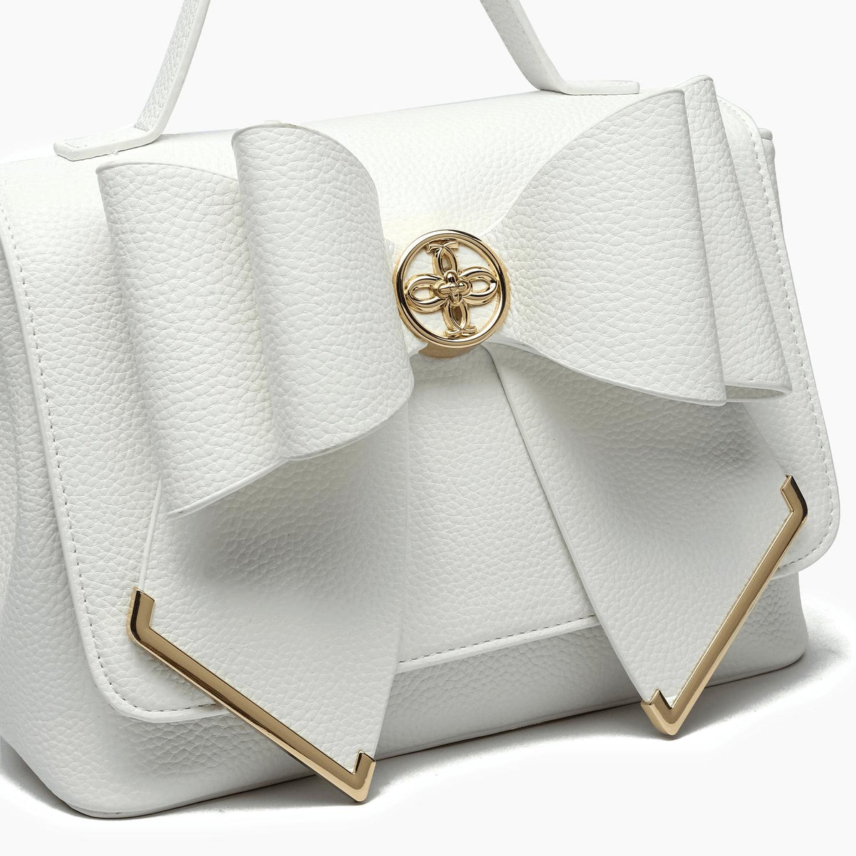 Like Dreams - Women's Jasmine Bow Vegan Crossbody Bag