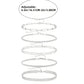 5pcs 14k Silver Plated Adjustable Stackable Bracelet Set