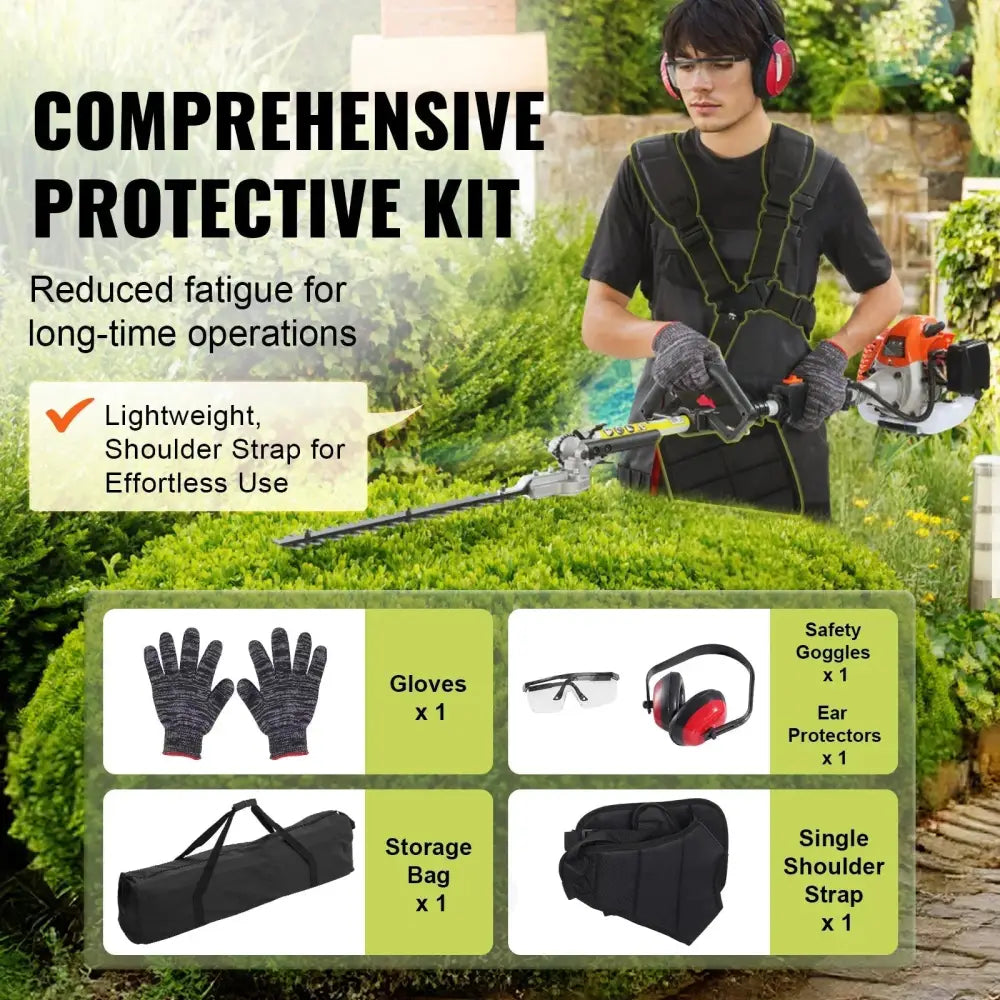 33cc Gas 6-in-1 Multi-functional Garden Trimmer Set