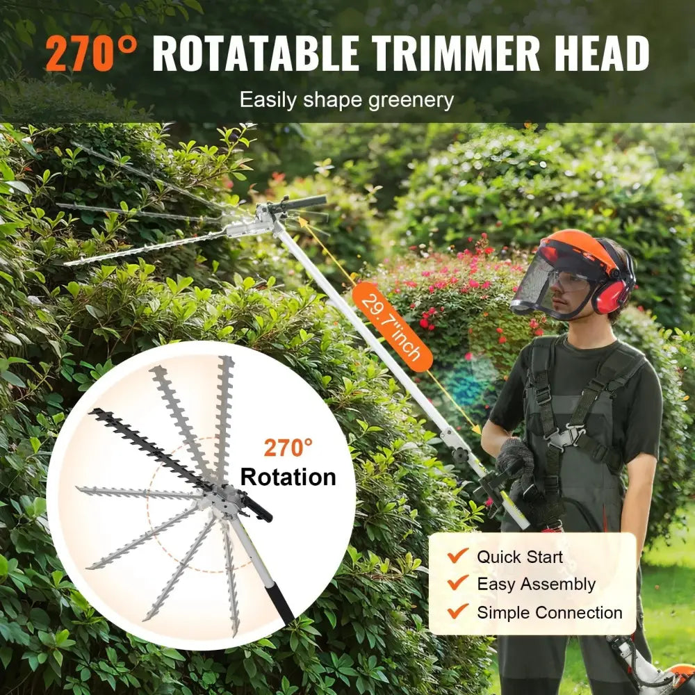 33cc Gas 6-in-1 Multi-functional Garden Trimmer Set