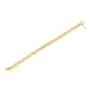 10K Yellow Gold Round-Cut Diamond Infinite Love Bracelet (1.00 cttw, I-J Color, I2-I3 Clarity)