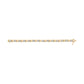 10k Yellow Gold Plated .925 Sterling Silver 2.00 Cttw Round-Cut Diamond Link 7" Bracelet (H-I Color, I2-I3 Clarity)