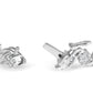 14K White Gold 2.00 Cttw Diamond Cluster and Spiral Link Bracelet (I-J Color, I1-I2 Clarity) - 7"