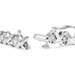 10K White Gold 1 1/2 Cttw Diamond Alternating Diamond and X-Link 7.5" Tennis Bracelet (H-I Color, I2-I3 Clarity)