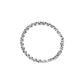 10K White Gold 1 1/2 Cttw Diamond Alternating Diamond and X-Link 7.5" Tennis Bracelet (H-I Color, I2-I3 Clarity)