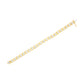 10K Yellow Gold Plated Sterling Silver 2 cttw Diamond "XOXO" Bracelet (J-K Clarity, I1-I2 Color) - Size 7.25"
