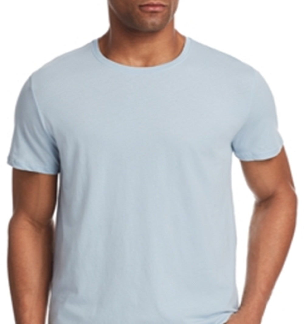 Atm Anthony Thomas Melillo Men's Cotton Crewneck T-Shirt Blue Size Medium