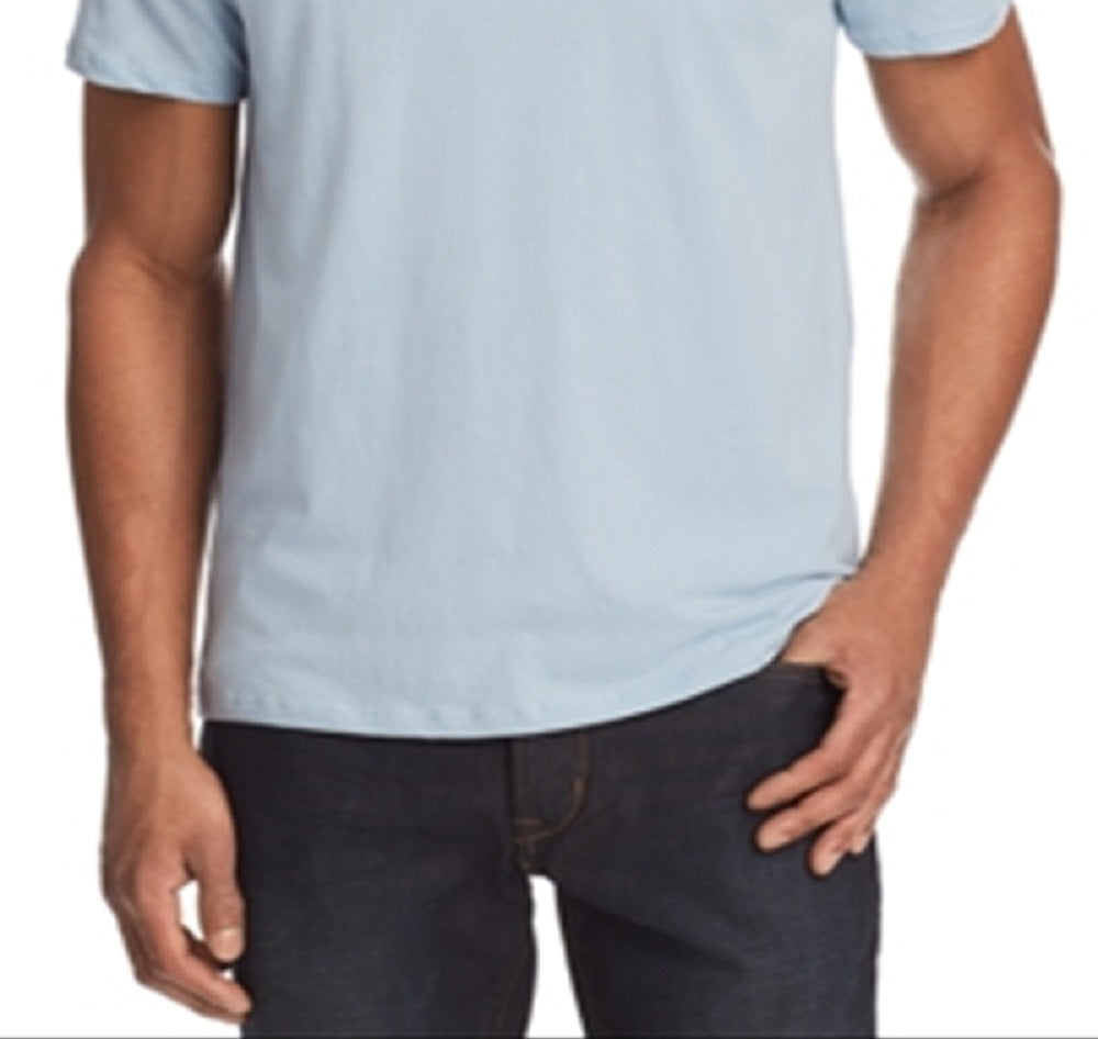 Atm Anthony Thomas Melillo Men's Cotton Crewneck T-Shirt Blue Size Medium