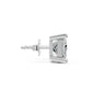 Aamiaa - Women's Princess Shape 4 Prong Push Back Studs
