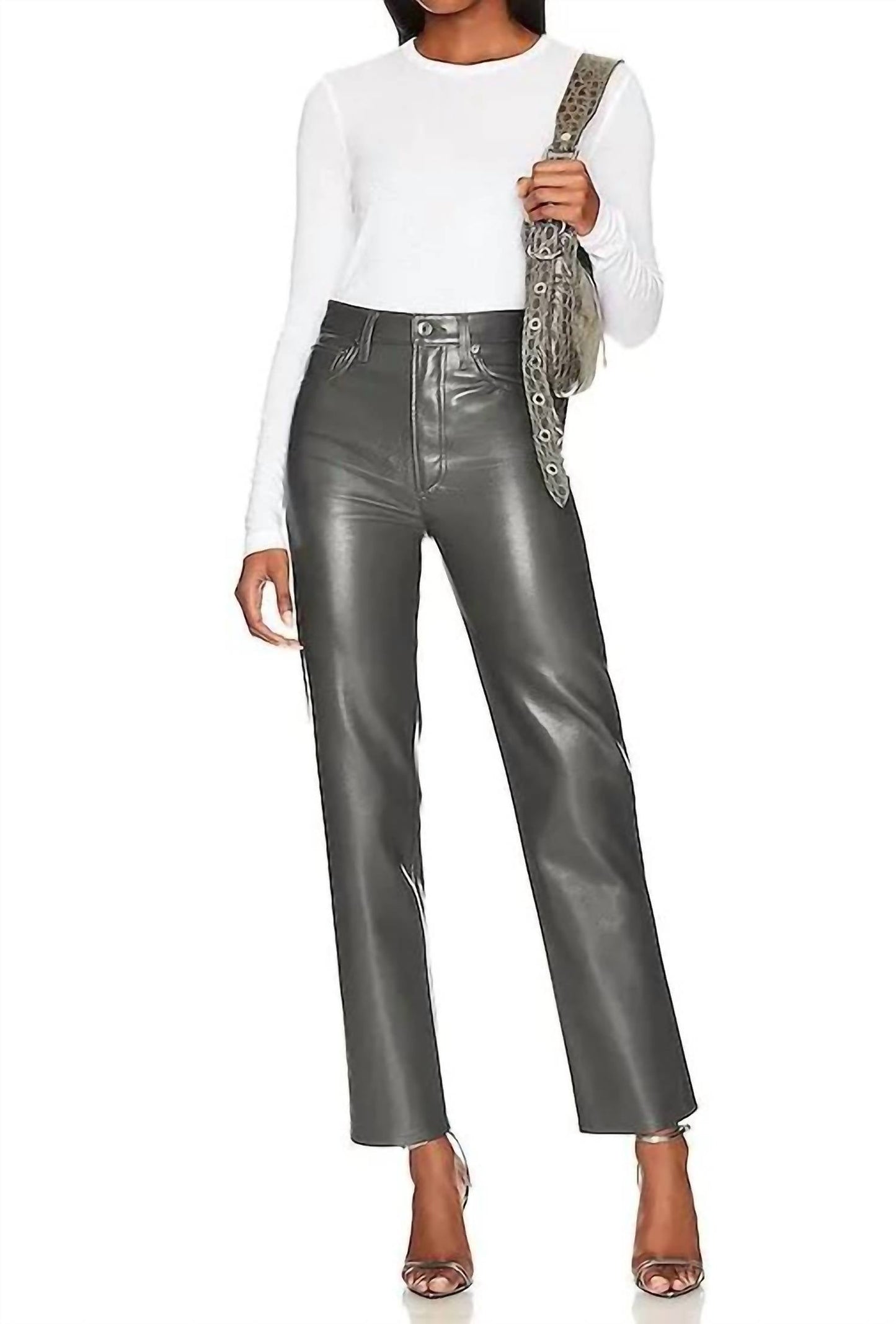 Agolde - Recycled Leather 90's Jean