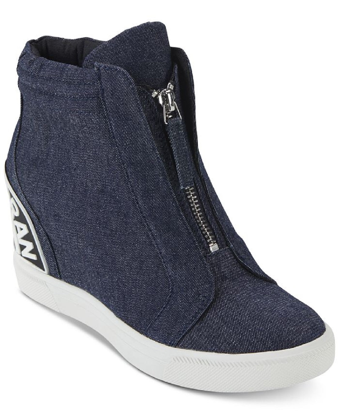 DKNY Women's Connie Wedge Sneakers Blue Size 6