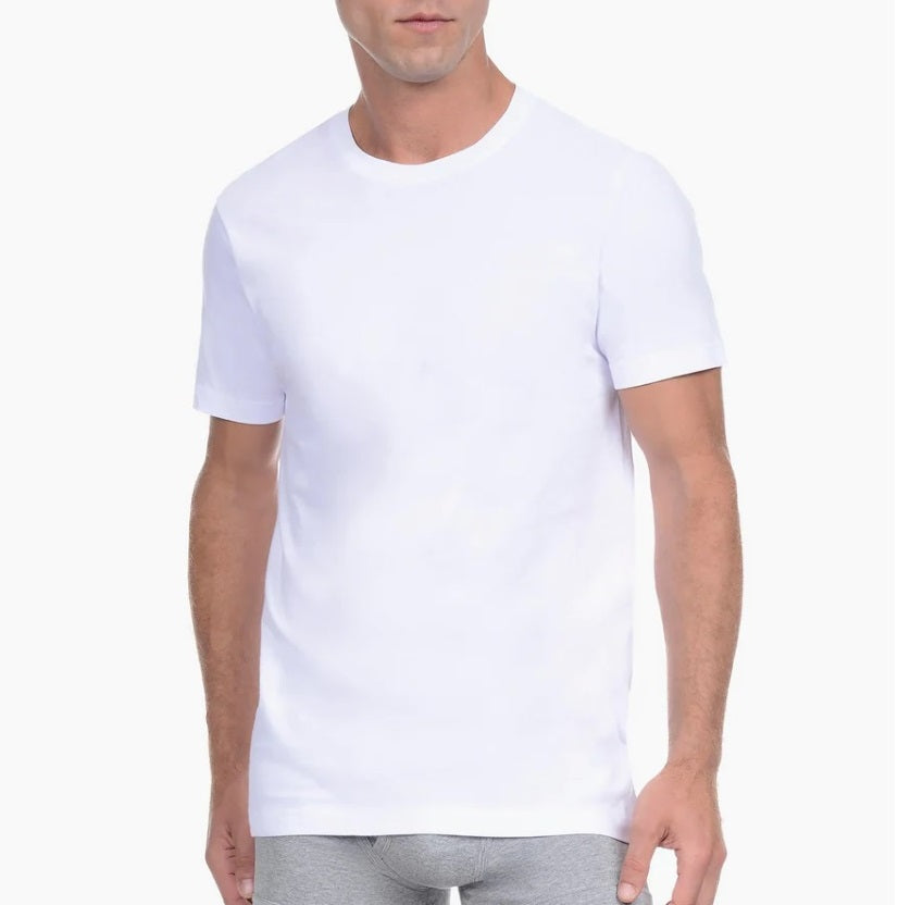 2(x)ist Men's Essential 3 Pack Crew Neck T-Shirt White Size Small
