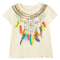 Peek Aren't You Curious Kids' Graphic Tee Size 6-7 In Off-White