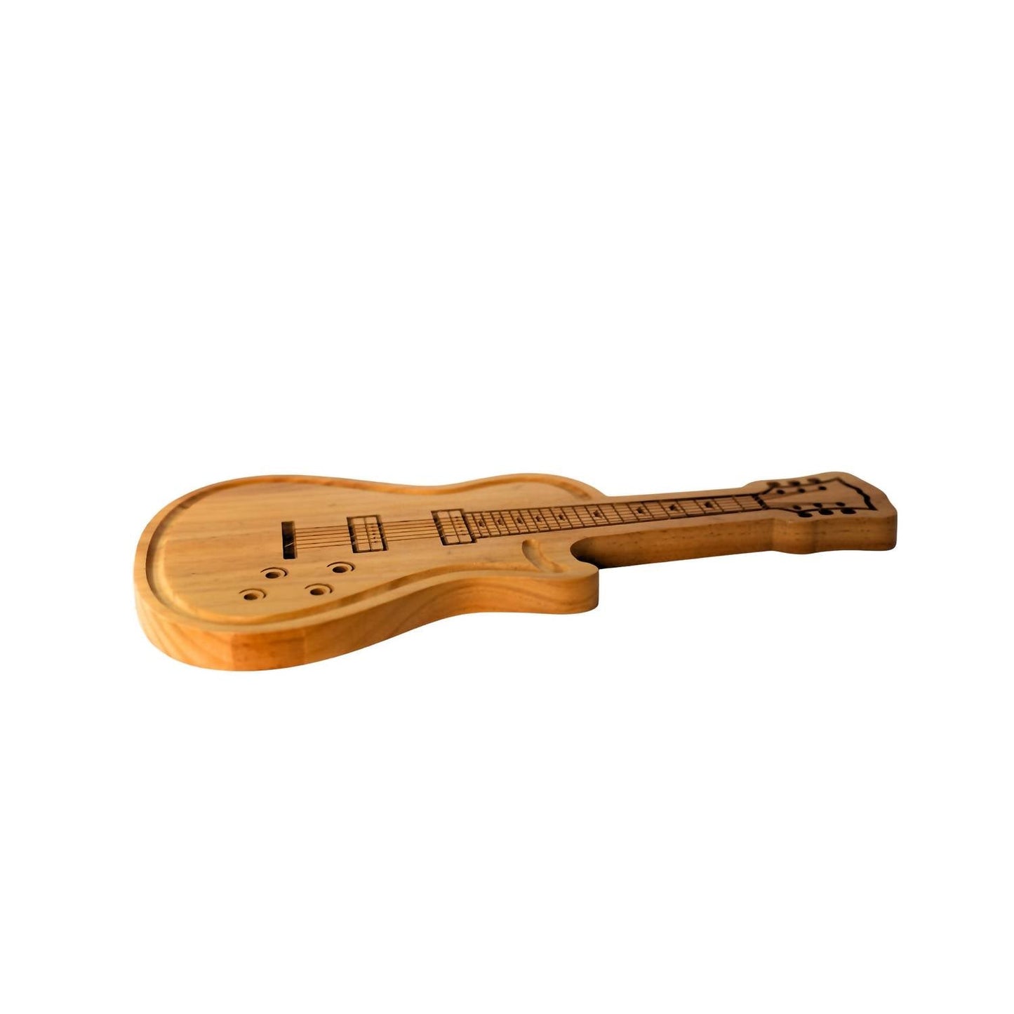 Creative Gifts International - Guitar Wood Board - 9" x 17"