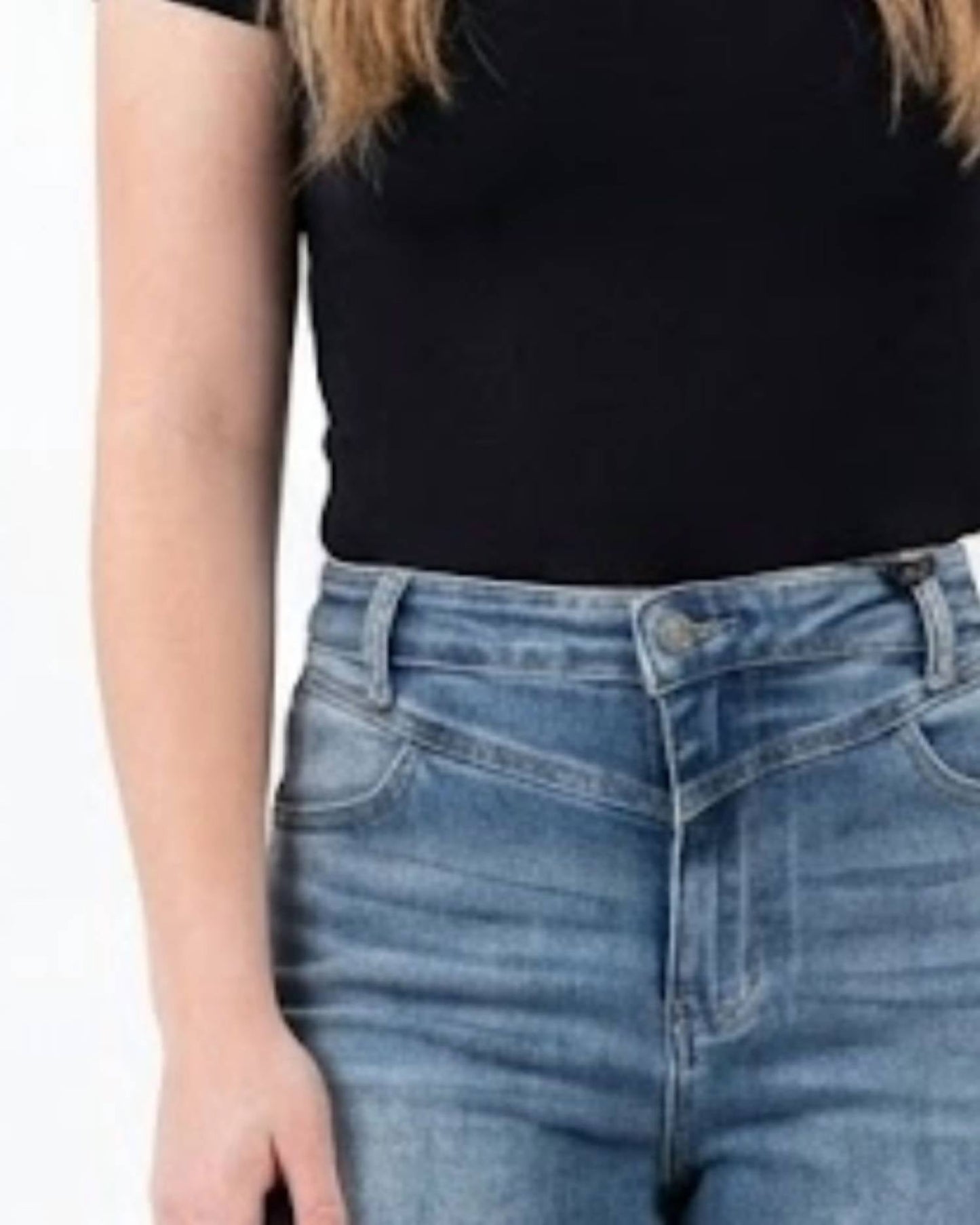 Judy Blue - Mae High Waist Retro Wide Leg Jeans