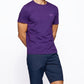Hugo Boss Men's Cotton Jersey T-Shirt Purple Size XL