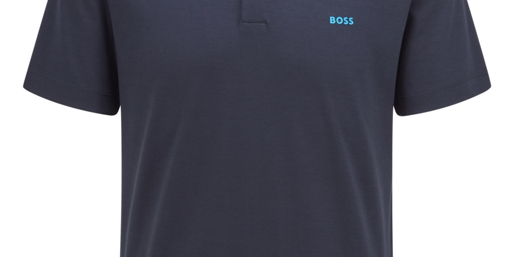 Hugo Boss Men's Slim Fit Polo Shirt Blue Size 2XL