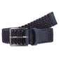 Hugo Boss Men's Woven Belt Blue Size 40