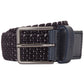 Hugo Boss Men's Woven Belt Blue Size 40