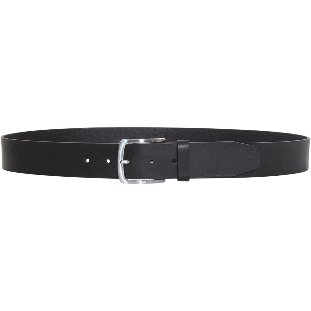 Hugo Boss Men's Jor v Leather Belt Black Size 42