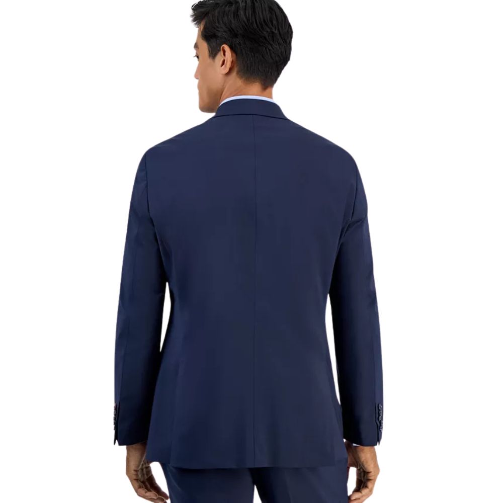 BOSS Men's Slim Fit Virgin Wool Suit - Navy