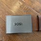 Hugo Boss Men's Icon Leather Belt Brown Size 42