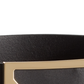 Hugo Boss Men's Designer Buckle Italian Leather Dress Belt Black Size Regular
