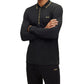 Hugo Boss Men's Logo Details Long Sleeved Slim Fit Polo Shirt Black Size Medium