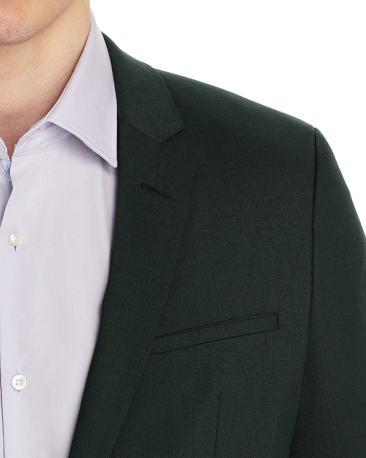 Hugo Boss Men's Modern Fit Super Flex Wool Blend Suit Green Size 36