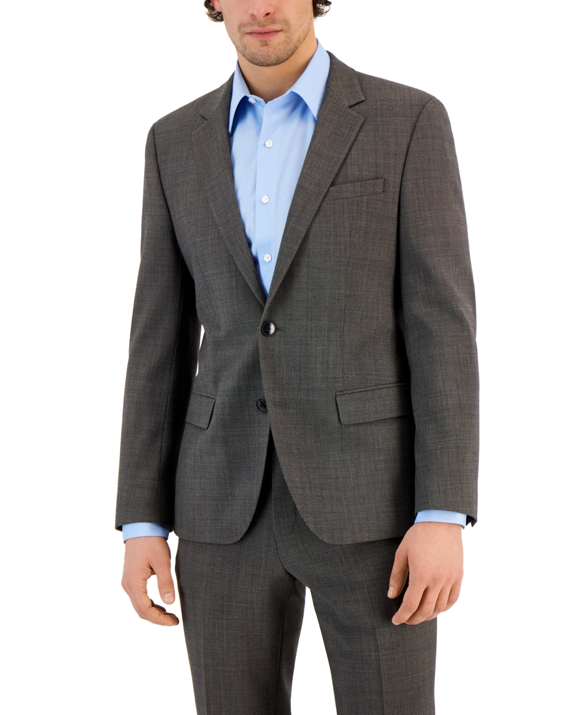 Hugo Boss Men's Slim Fit Suit Jacket Gray Size 42