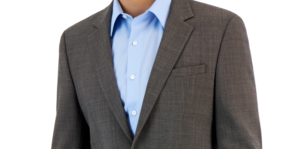 Hugo Boss Men's Slim Fit Suit Jacket Gray Size 42