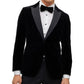 Hugo Boss Men's Slim Fit Tuxedo Pure Cotton Velvet Jacket Black Size 44