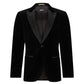Hugo Boss Men's Slim Fit Tuxedo Pure Cotton Velvet Jacket Black Size 44