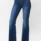 Judy Blue - Mid-rise Non Distressed Hem Bootcut Jeans