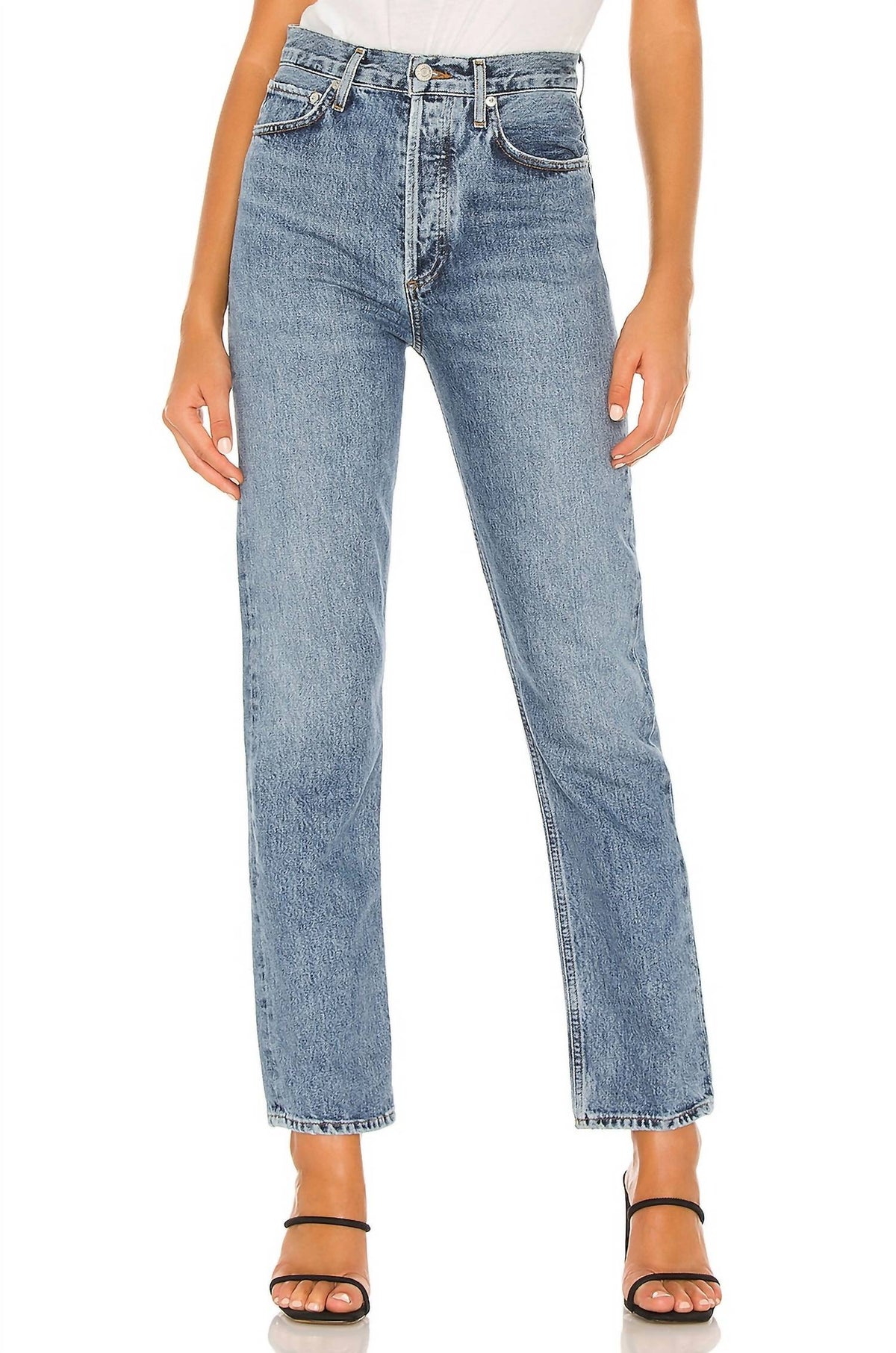 Agolde - 90's Pinch Waist High Rise Straight Jeans