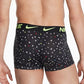 Nike Men's 3 Pk Dri-Fit Essential Micro Trunk Boxers Blue Size Medium