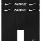 Nike Men's 3 Pack Dri Fit Essential Micro Boxer Briefs Black Size Medium